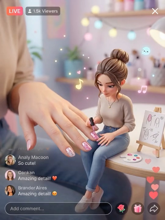 Miniature Nail Artist Live
