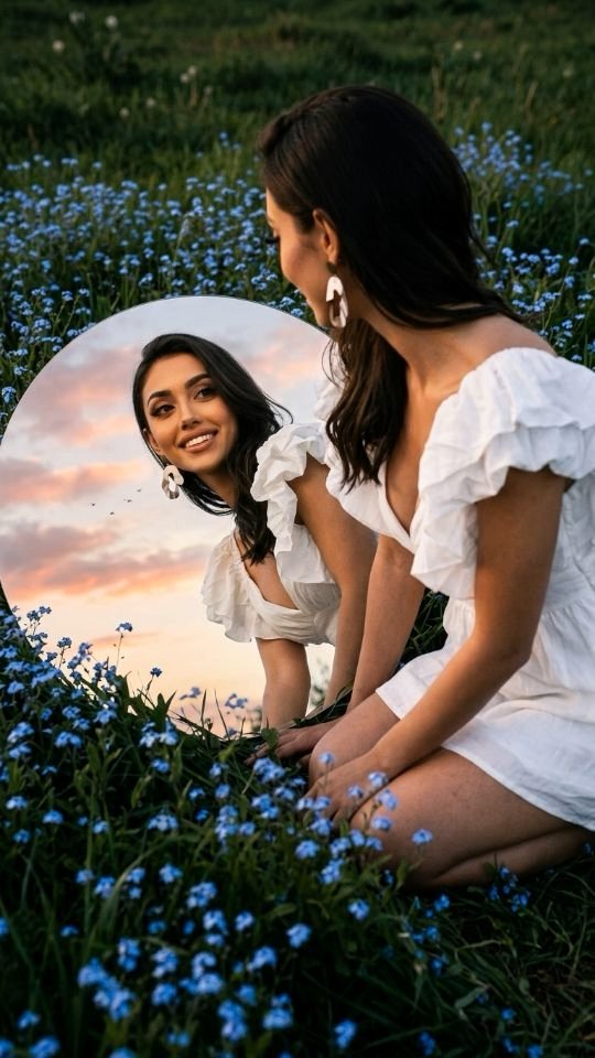 Flower Mirror