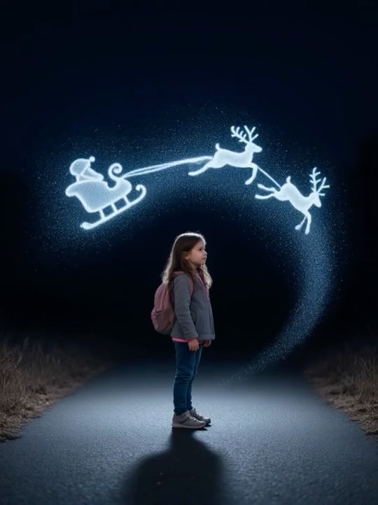 Particle Santa Surround